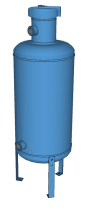 AquaPhoenix 5 Gal Dome Bottom Bypass Feeder with Quick Closure