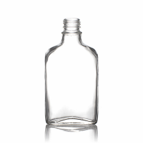 Bottle Flat 200mL Glass