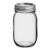 Jar, Mason, 16oz, with lid (12 pack)
