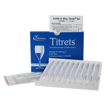 Titrets® Test Kit  Sulfite in White Wine (10-100 ppm)