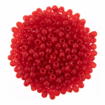 Bead, Pony, Red (500 pack)