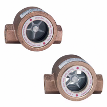 Midwest Sight Flow Indicator 2" FNPT Bronze Double