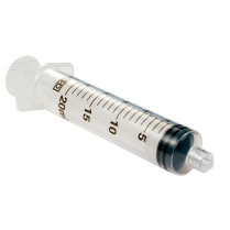 Syringe, 20cc, Luer-lock