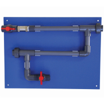 Value Line Coupon Rack, 2 Pass, Rotameter, Blue